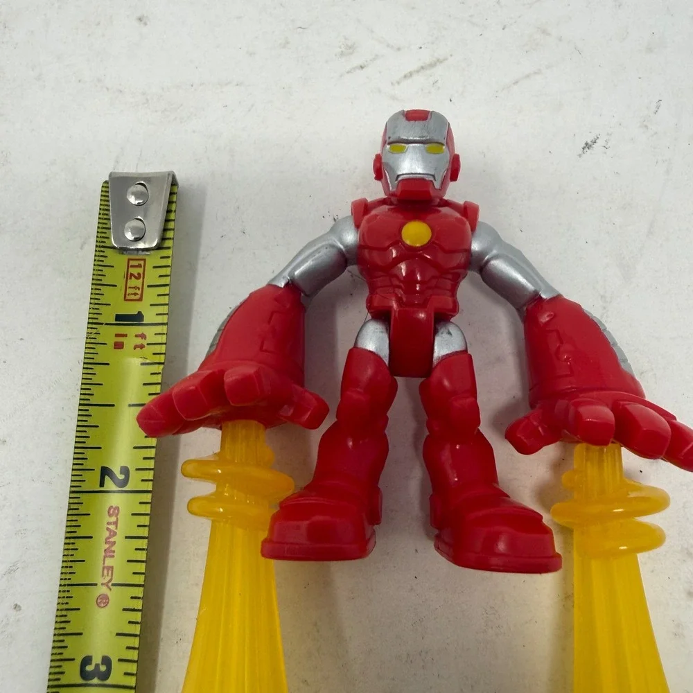 Marvel Super Hero Adventures Iron Man Hasbro Action Figure 2016 C0269 Red Silver